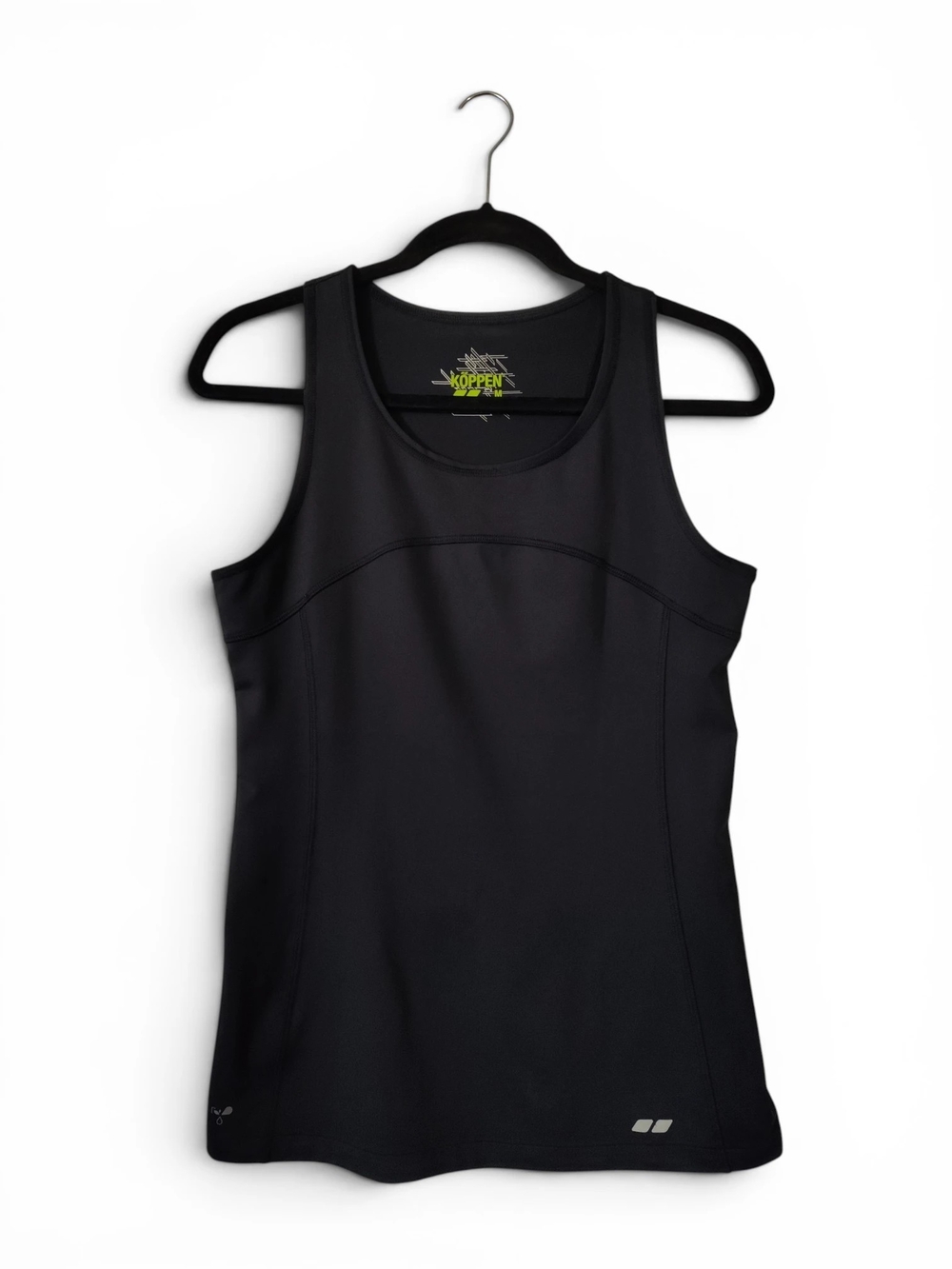 Koppen Black Performance Tank Top Womens Size Medium - Racerback